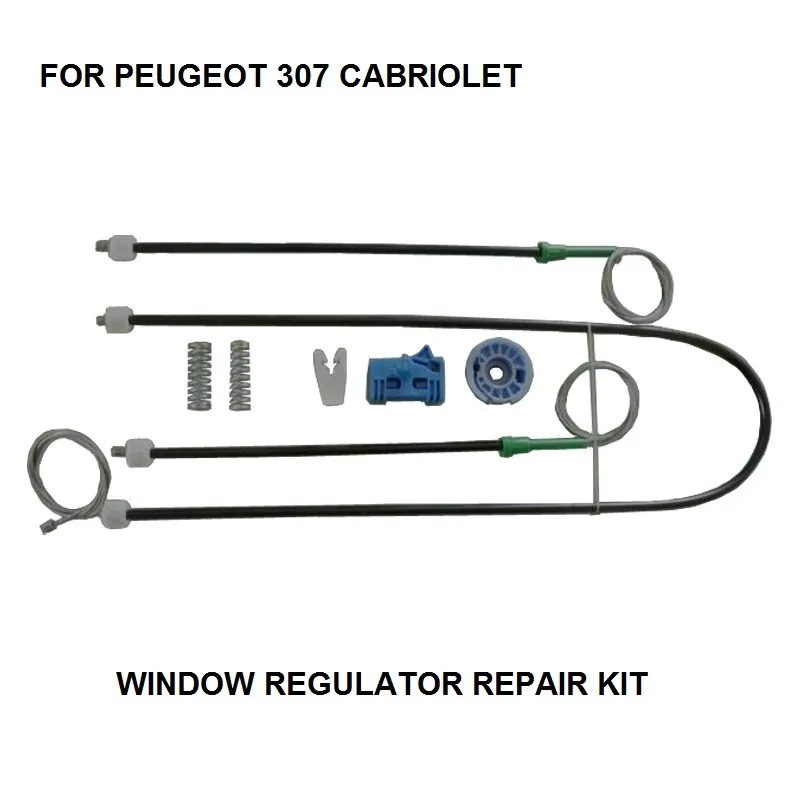 CAR PARTS 2003-2008 FOR PEUGEOT 307 CABRIOLET WINDOW REGULATOR REPAIR KIT FRONT LEFT SIDE NEW