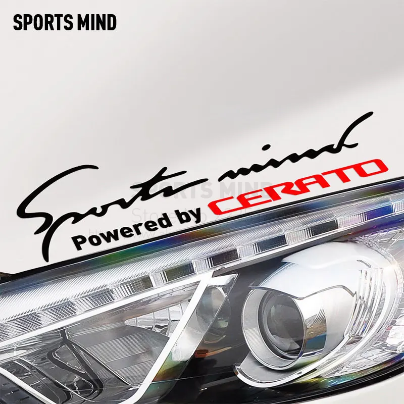 Sports Mind Car Sticker On Car Lamp Eyebrow Car-Styling For kia cerato k3 2006-2017 car accessories
