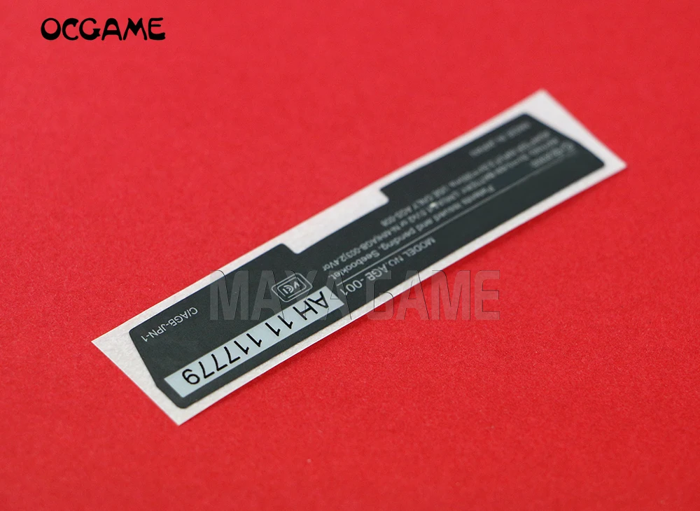 200 шт. для игровой мальчика, наклейка-этикетка для задней бирки консоли GameBoy GBA