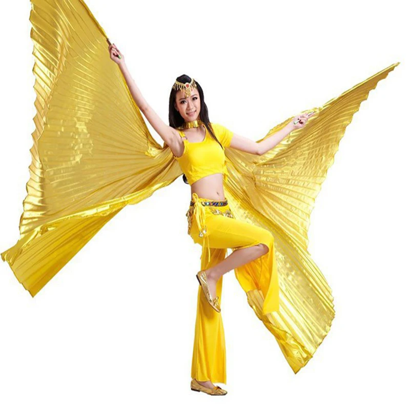 High Quality Egyptian Opening Isis Belly Dance Wings Dance Accessories Wing Sale Without Stick Brand New 8 Colors available