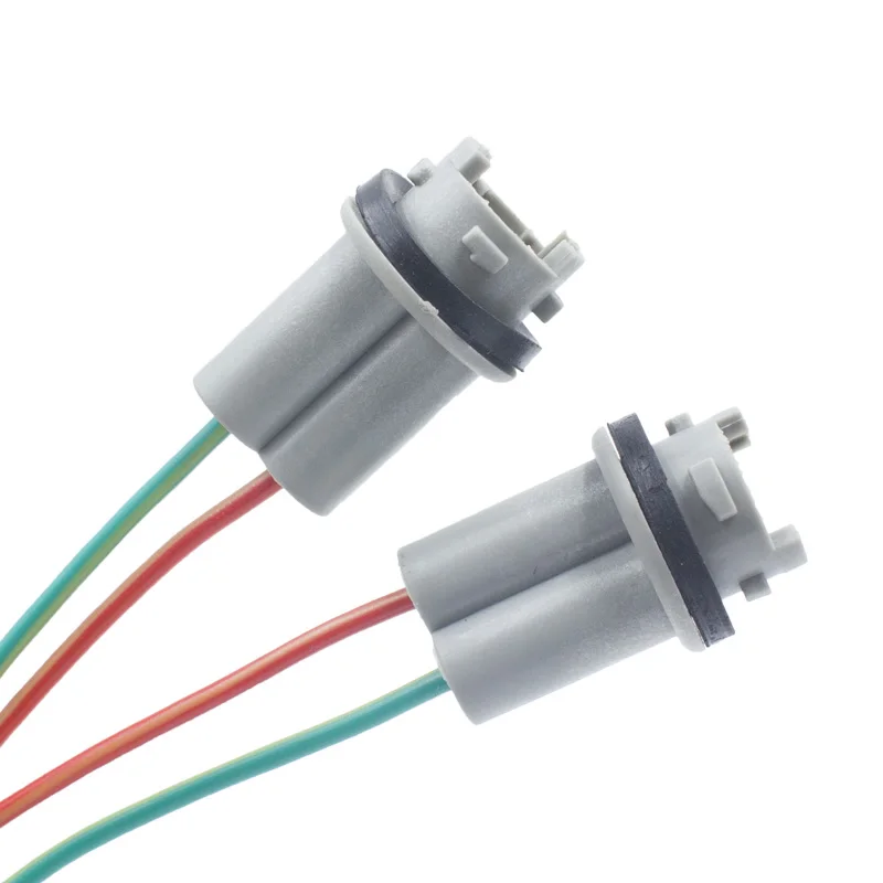 KELIMI 4 Pieces T10 W5W LED Light Wire Harness holder Connector t10 led Extension Adapters Socket Plug car styling