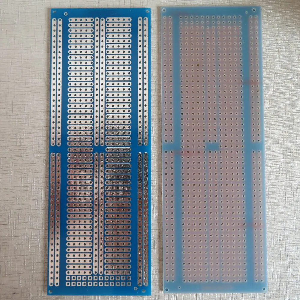 3pcs/lot FR-4 4.8x13.3cm DIY universal Stripboard Veroboard PCB Platine breadboard fiberglass circuit vero Board prototype tin