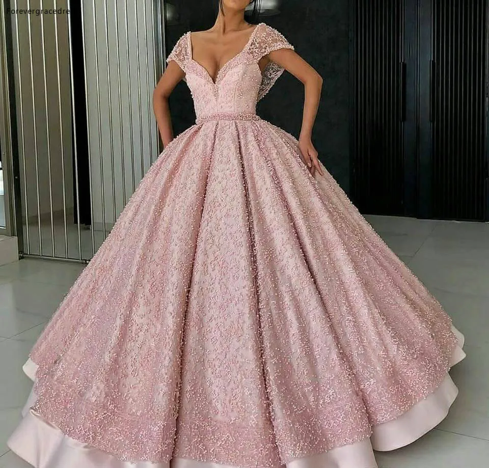 Vestido quinceanera rosa ombro a ombro, vestido de princesa longo feminino de 16 anos, tamanho grande, feito sob encomenda, 2019