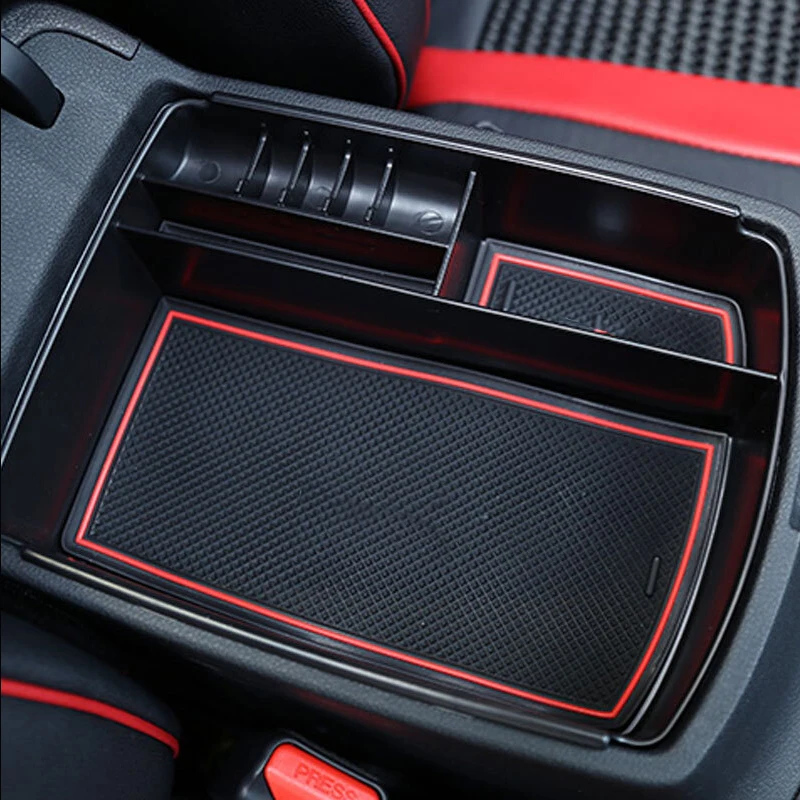 

For Kia Sportage KX5 2016 2017 2018 Accessories Car Armrest Storage box Grid Cover Trim ABS Plastic Car Styling 1Pcs