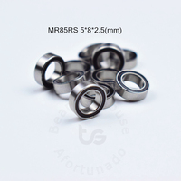 Miniature Bearing MR85RS 10Pieces 5*8*2.5(mm)  chrome steel Rubber Sealed High speed Mechanical equipment parts