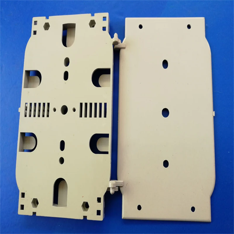 12core fiber splicing tray beige for terminal box patch panel ftth optical protective cassette plastic tray small type 30pcs