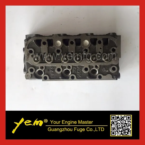 New For Kubota D1305 Engine Cylinder Head complete w/ valves