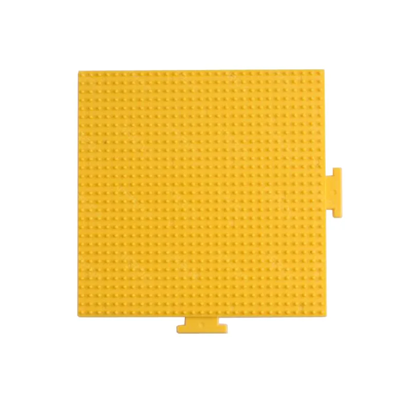 Yant Jouet 4pcs/set 5mm Yellow Hama Beads Pegboard Transparent Template Board Square DIY Figure Material Board Perler Beads