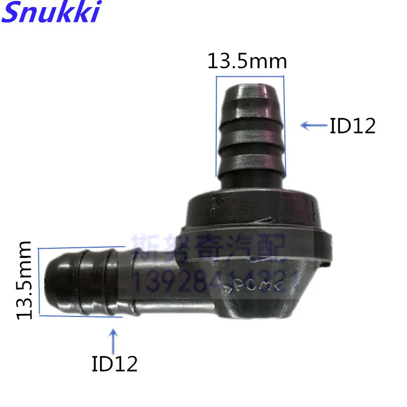 ID12 90 degree elbow one-way valve non-return valve one way valve high quality air pump vacuum check valve 2pcs a lot