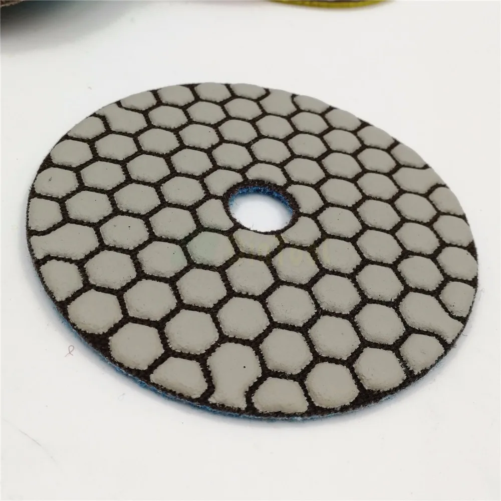 DIATOOL 7 stücke/pk 100mm #1500 Diamant-trockenpolierscheibe Für Granit und Marmor 4 zoll Schleifen Disk Für Stein Ohne Wasser