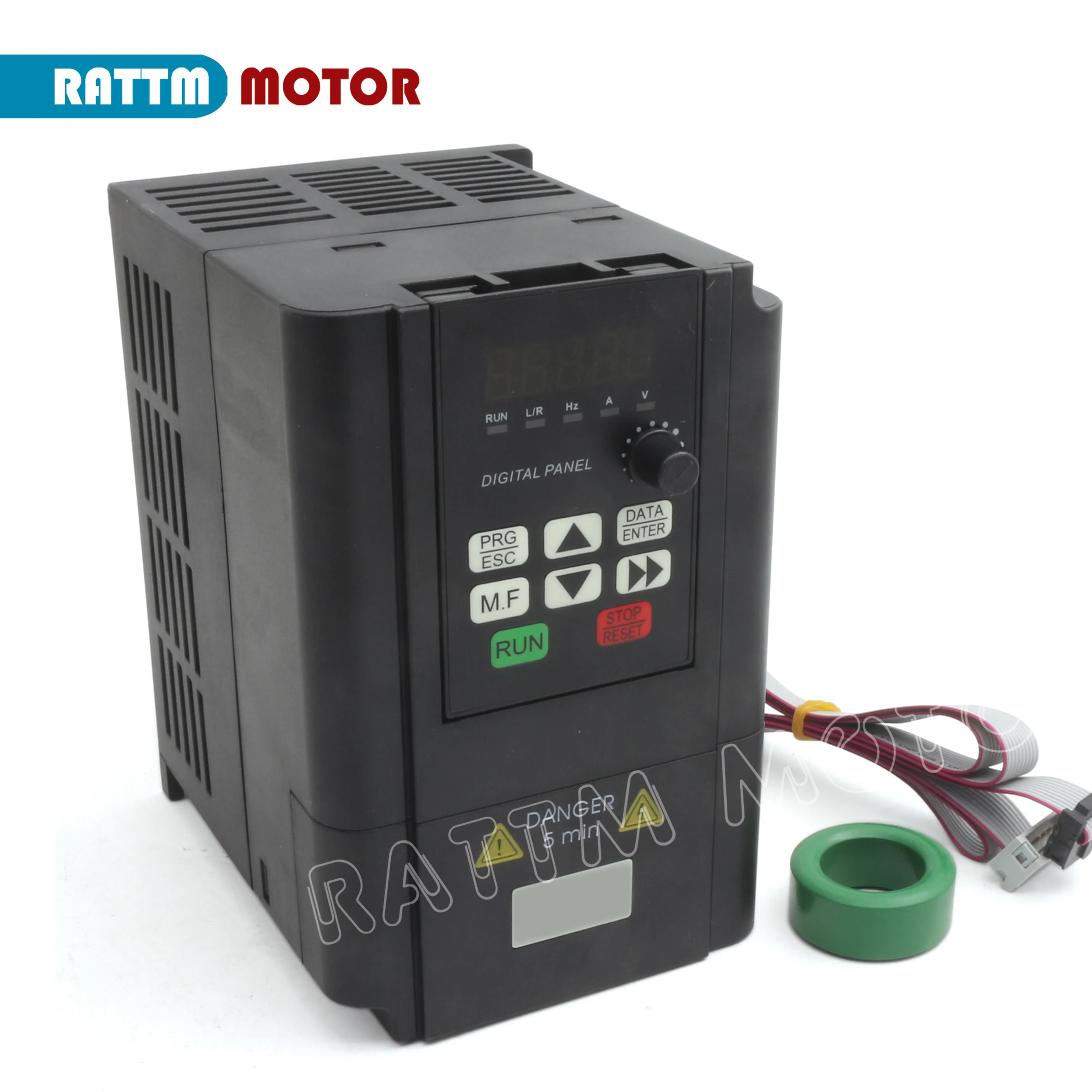 Inversor Vfd de Frequência Variável 22kw 220v 3hp Saída Fases de 400hz 10a para Motor de Fuso