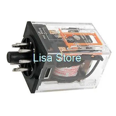 AC 220V Coil General Purpose Relay 7A 250V AC 28V DC 8 Pin DPDT MK2P-I