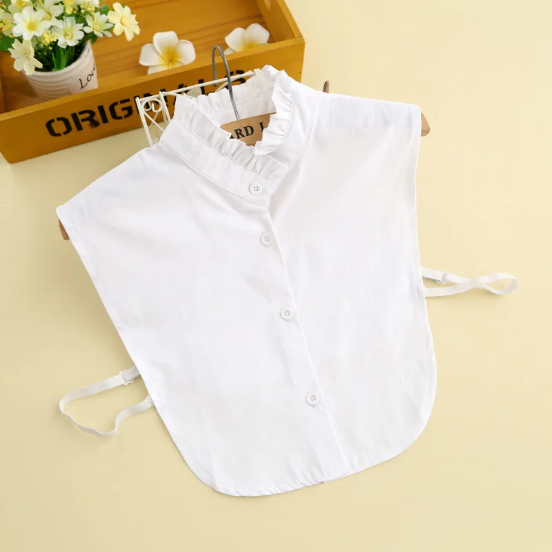 

YSMILE Y Women Shirt Fake Collar Standing Lace Decoration Daily Casual Cotton White False Collar B51