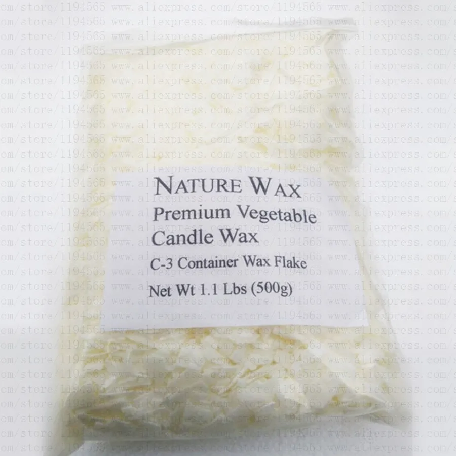 

500g Nature Wax Premium Vegetabel Candle Wax C-3 Container Wax Flake Handmade Candle Base Scented Candle