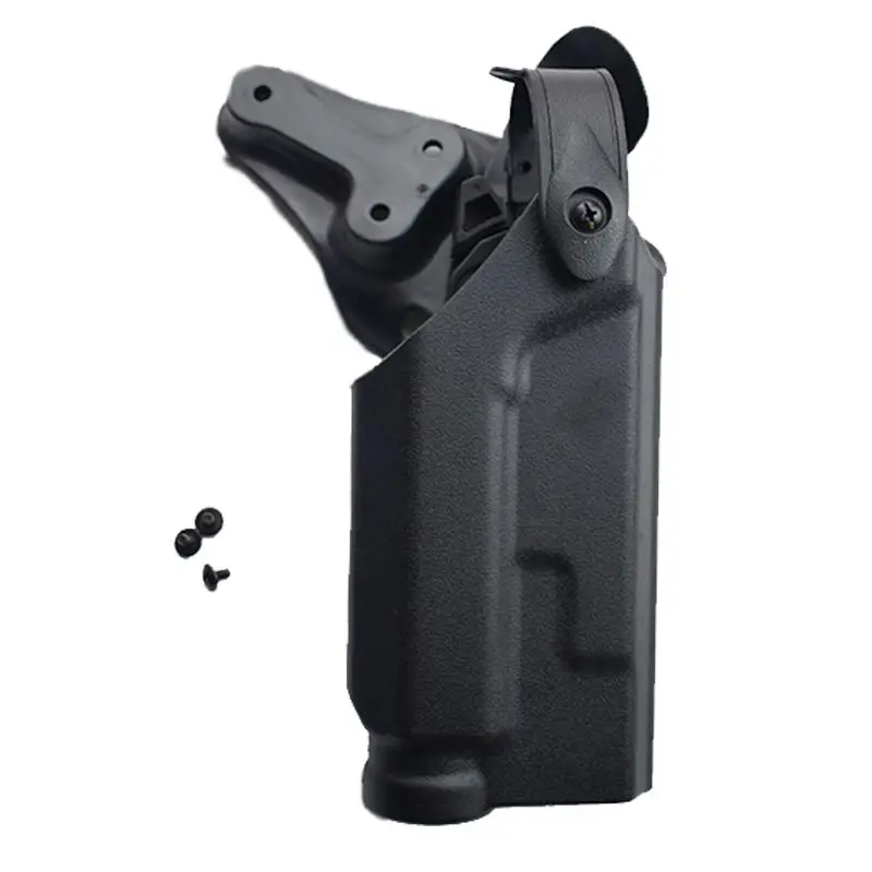 Gun Holster Tactical 1911 Gun Carry with Flashlight Waist Pistol Belt Holster Hunting Shooting Right Hand Gun Case