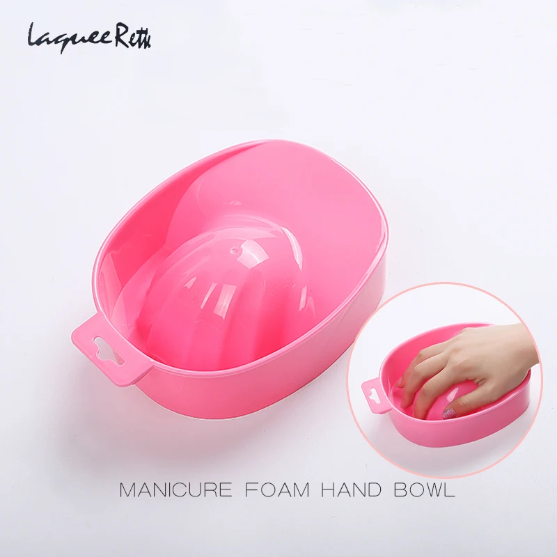 1pcs Top Quality Nail Art Hand Wash Remover Soak Bowl DIY Salon Nail Spa Bath Treatment Manicure Tools Nail Polish Remover