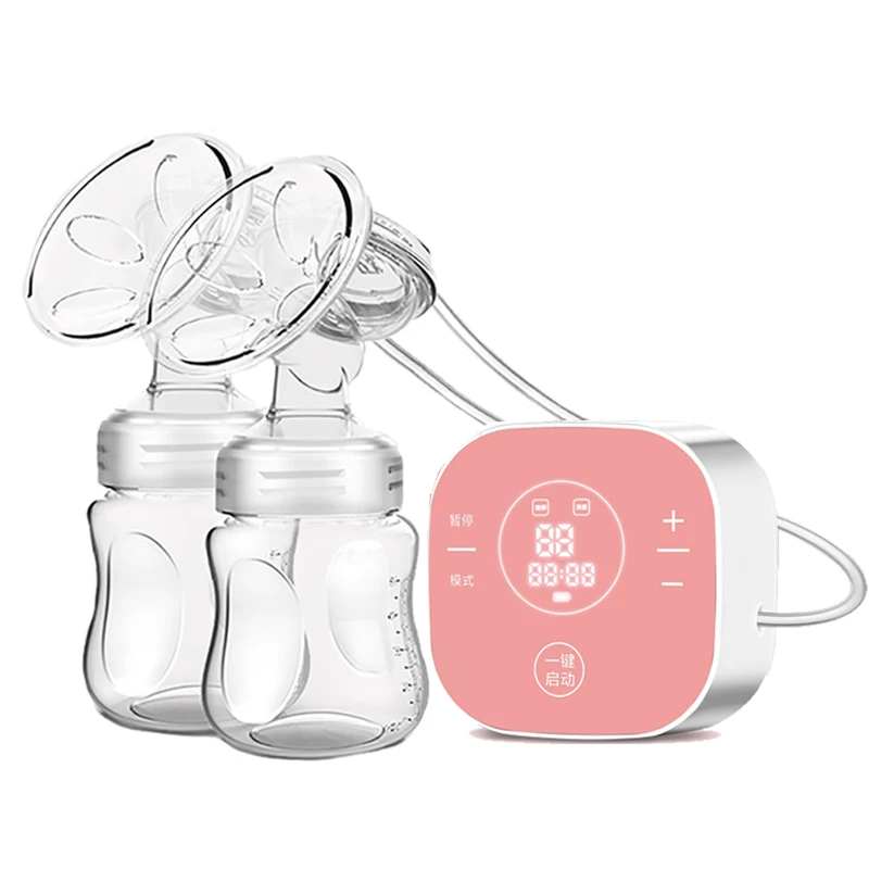 Bebebao Electric Double Breast Pumps Breastfeeding Painless Portable Strong Suction Electric Breast Pump with Lithium Battery