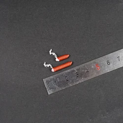 1/6 Scale 2pcs/set AS033 Burning Cigars Cigarettes Models For 12''Figures Scene Accessories DIY