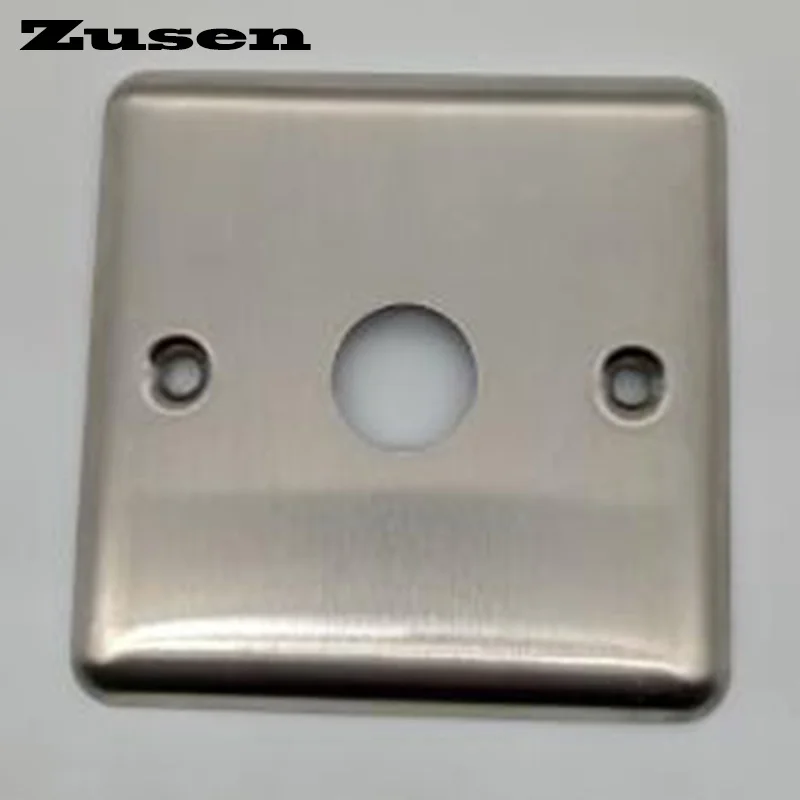 Zusen 19mm Open Hole Stainless Steel Panel For Push Button Switch