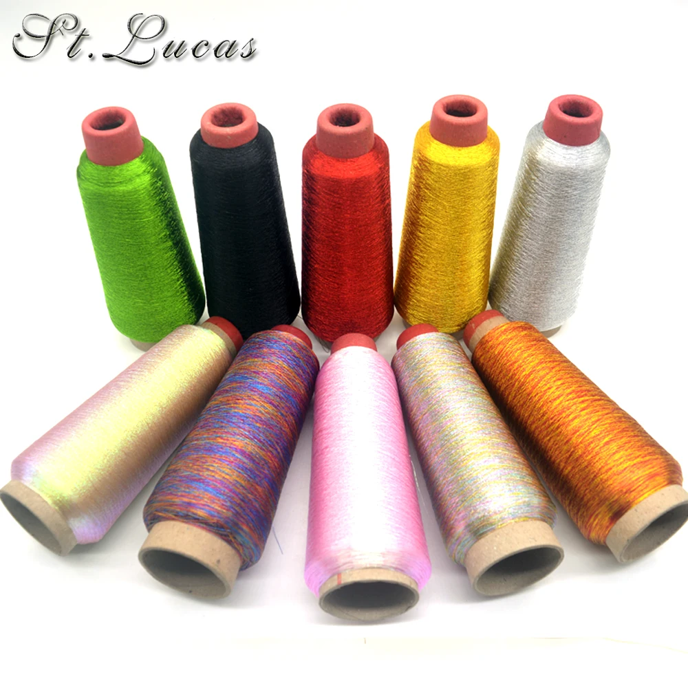 high quality 3200M/Roll DMC Metallic Embroidery Crochet Knitting Yarn Cross Stitch Metallic Yarn Threads Sewing accessory diy