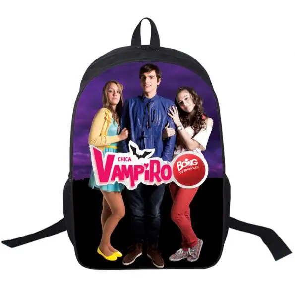 Tv Show Chica Vampiro / Twilight Backpack For Teenagers Girls Boys School Bags Men Women Daily Bag Vampire School Backpacks