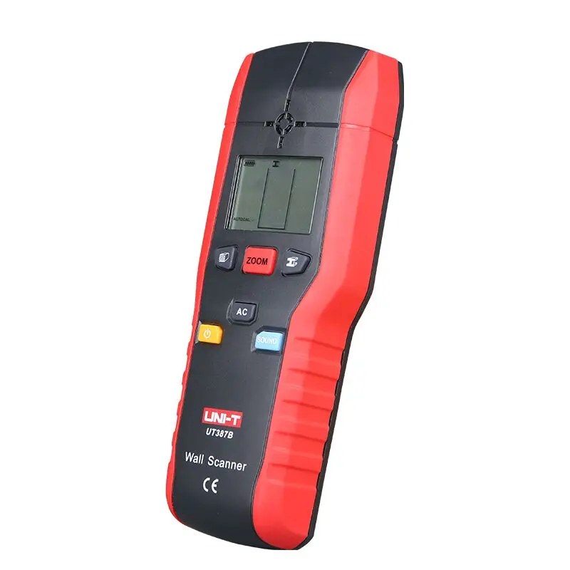 UNI-T UT387B Handheld Wall Scanners Ferrous Meters Non-ferrous Metal Detectors Copper Wood Metal Detector LED Light Indication