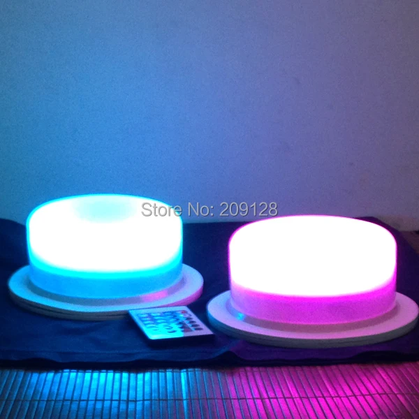 

Rechargeable remote control 17.5cm led lights for ball furniture