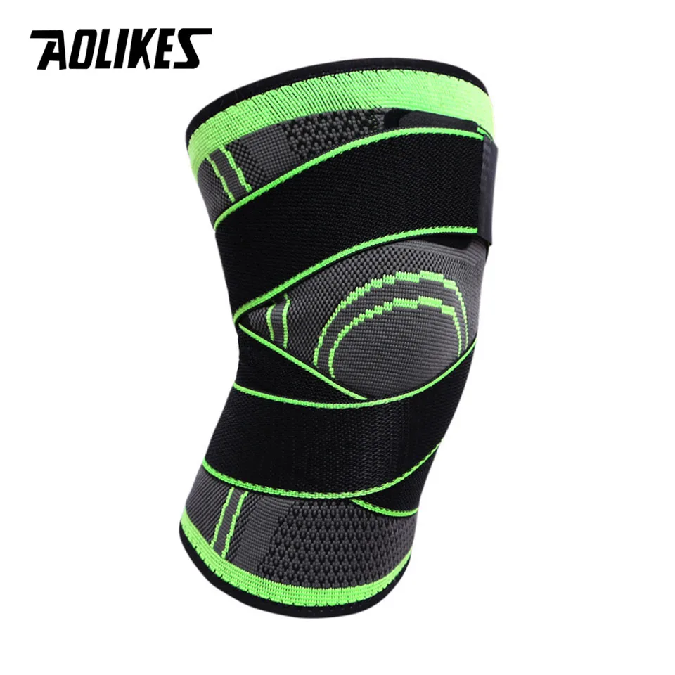 AOLIKES 1PCS Knee Pads Braces Sports Support Kneepad Men Women for Arthritis Joints Protector Fitness Compression Sleeve