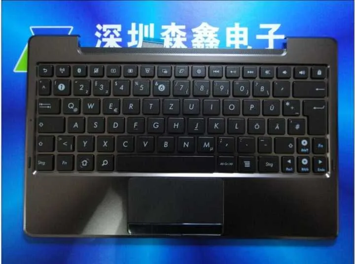 100% brand new and original Germanic  Keyboard with C shell for ASUS TF101 brown free shipping