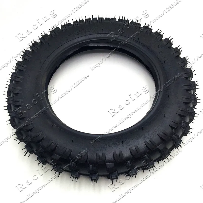 3.00-10 Rear Wheel Tire Outer Tyre 10 inch deep teeth Dirt Pit Bike Off Road Motorcycle Use Guang Li CRF50 Apollo