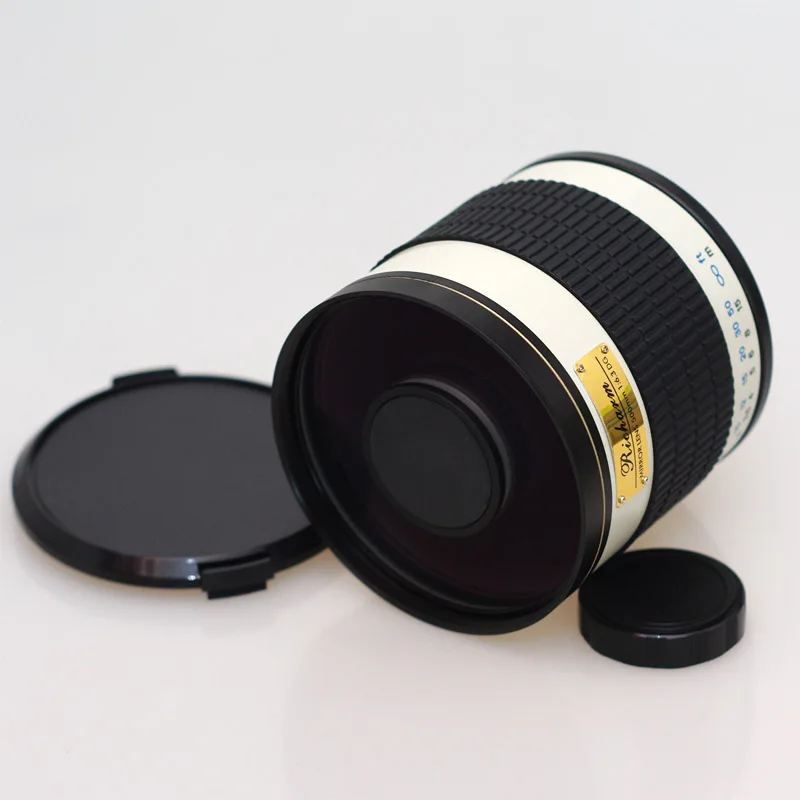 500mm F/6.3 Telephoto Mirror Lens + T2 Mount Adapter Ring for Canon Nikon Pentax Olympus Sony A7 A7RII A6300 DSLR