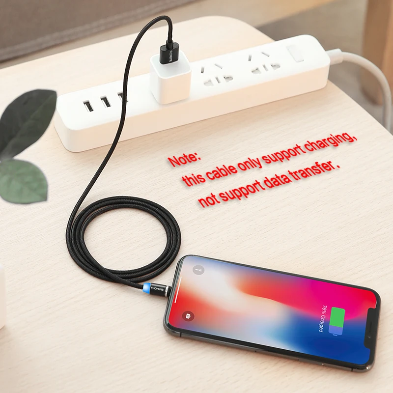 FLOVEME-Cable de carga magnética USB tipo C para iPhone, cargador magnético de 1M, Micro Cable de carga USB, para iPhone 14, 13 Pro Max