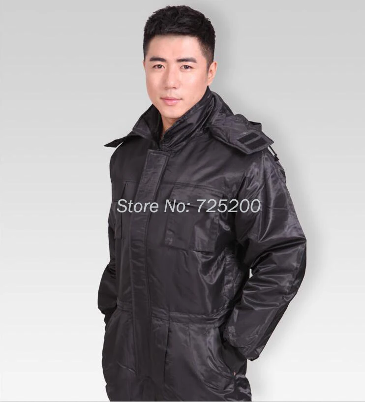 Winter Cotton Work Clothing Car Wash Men Overalls Cold Weather Thicken Warm Coveralls Work Protective Uniforms