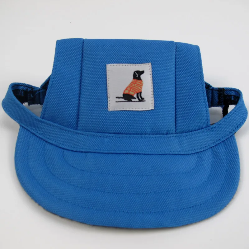 Dog Hat With Ear Hole Canvas Baseball Cap Dog Accessories For Small Dogs Outdoor Hiking Dog Hats Pet Supplies Gorro Perro