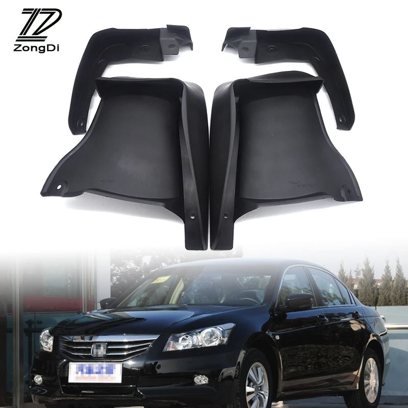 ZD Car Front Rear Mudguards For Honda Accord Sedan 2008 2009 2010 2011 2012 Accessories Mudflaps Car-styling 1Set/4Pcs Fenders