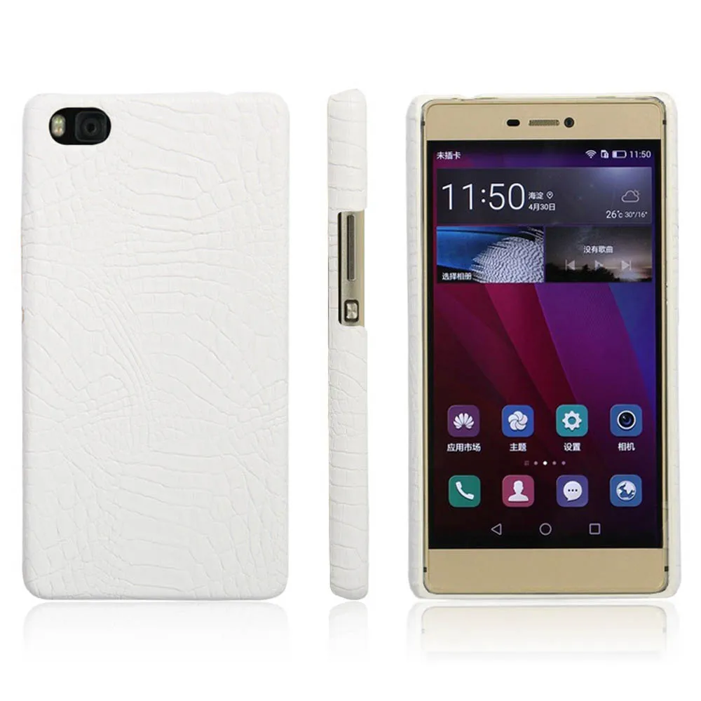 SUBIN Luxury Crocodile Skin PU Leather Case For Huawei Ascend P8 Grace GRA-UL10 5.0