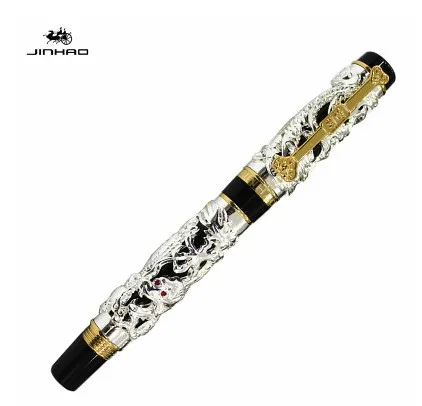 Jinhao le dernier Design Dragon et Phoenix stylo à bille doré de haute qualité vente chaude stylos cadeaux d'écriture de luxe