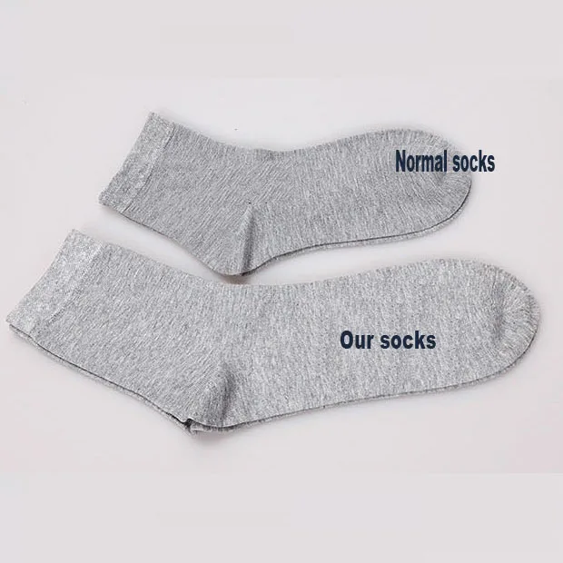 Fcare 10PCS=5 pairs 45, 46, 47, 48, 49, 50 big plus XXXL size mens dress socks business socks socks calcetines