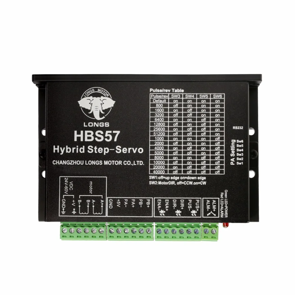 HBS57+23SSM8440-EC1000   nema23 2 Phase 4.0A  Hybrid Servo Closed Loop for CNC router