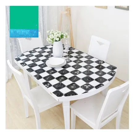 Soft Glass PVC Tablecloth Waterproof Party Home Kitchen Dining Room Placemat Pad Thickness 1.0mm Home Decoration Toalha De Mesa