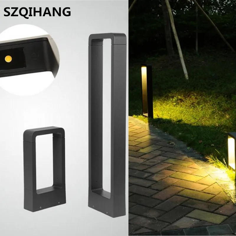 Super Waterproof 10W/15W LED Lawn Lamp AC85-265V Outdoor Exterior Bollard Lighting for Garden Courtyard Floor Inground Lamps