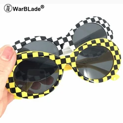 WarBLade New Trendy Goggles Sunglasses Transparent Clear Lenses Glasses Vintage NIRVANE Oval Eyewear Fashion Classic Sun Glasses