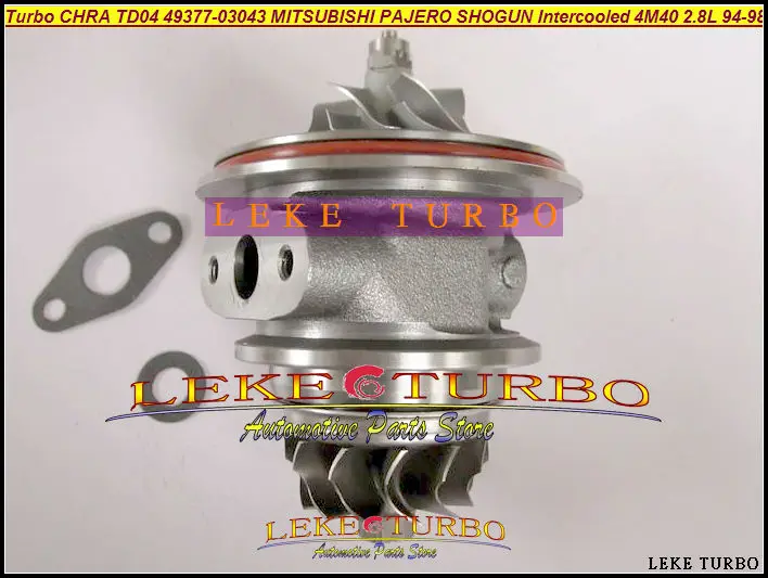 Turbo cartridge chra core TD04 49377-03041 49377-03043 ME201636 ME201258 Turbocharger for Mitsubishi Pajero 2 4M40 2.8L TD 125HP