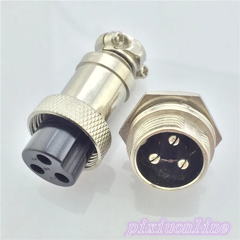 1 set GX16 3 Pin Mannelijke Vrouwelijke L71Y Diameter 16mm Circulaire Connector Luchtvaart Socket Plug Draad Panel Connector Hoge Kwaliteit Op koop