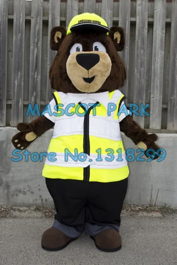 

mascot cute traffic police bear mascot costume adult size customizable cartoon bear theme anime costumes carnival fancy dress