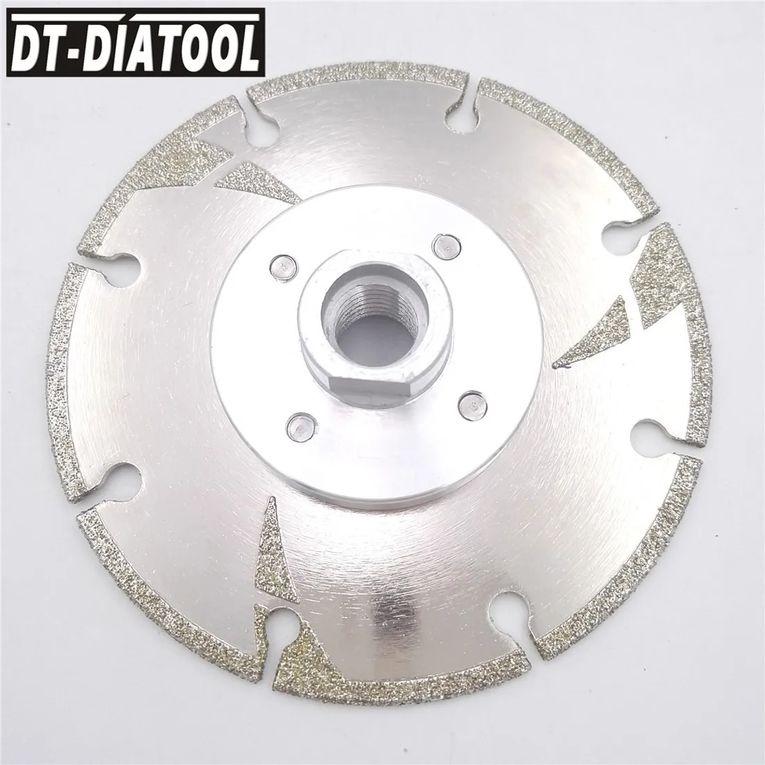 DT-DIATOOL 1 قطعة ضياء 4 "4.5" 5 "الماس قطع القرص مطلي عززت المنشار شفرة M14 موضوع للرخام الجرانيت الحجر