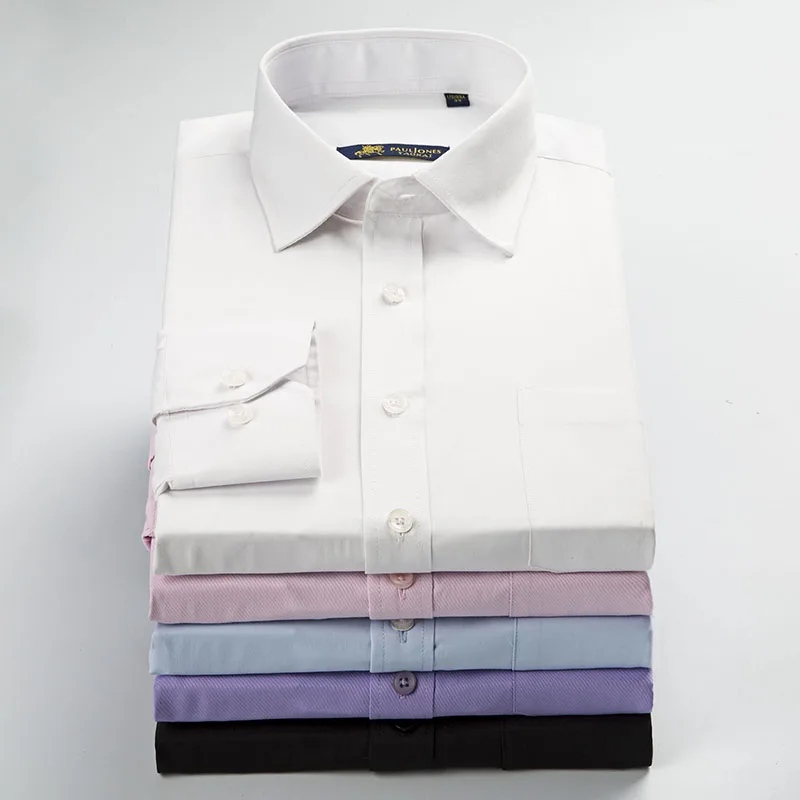 Chemise à carreaux à manches longues pour hommes, nouvelle collection de chemises formelles à col rabattu pour hommes, chemises d'affaires décontractées de Style classique