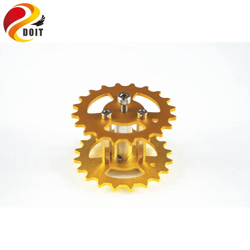 2pcs Metal Caterpillar Driving Wheels for Robot Chassis Caterpillar Remote Control Toys Tracked Crawler Pedrail DIY RC Toy