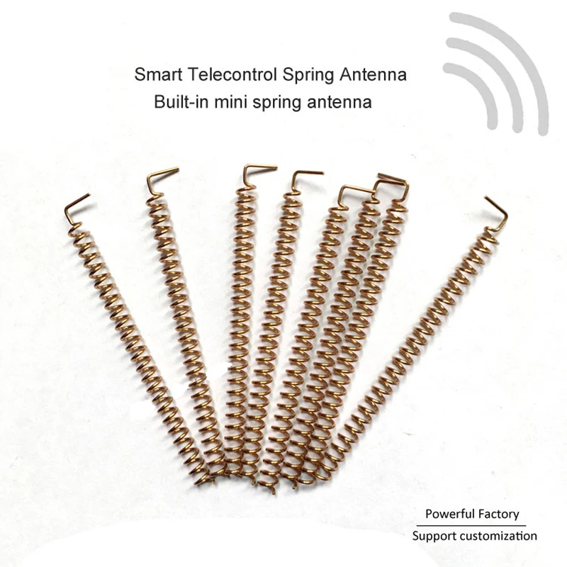 433Mhz 3Dbi Internal PCB Welding Copper Coil Spring Antenna 433 Helical Antenna 50PCS/Batch