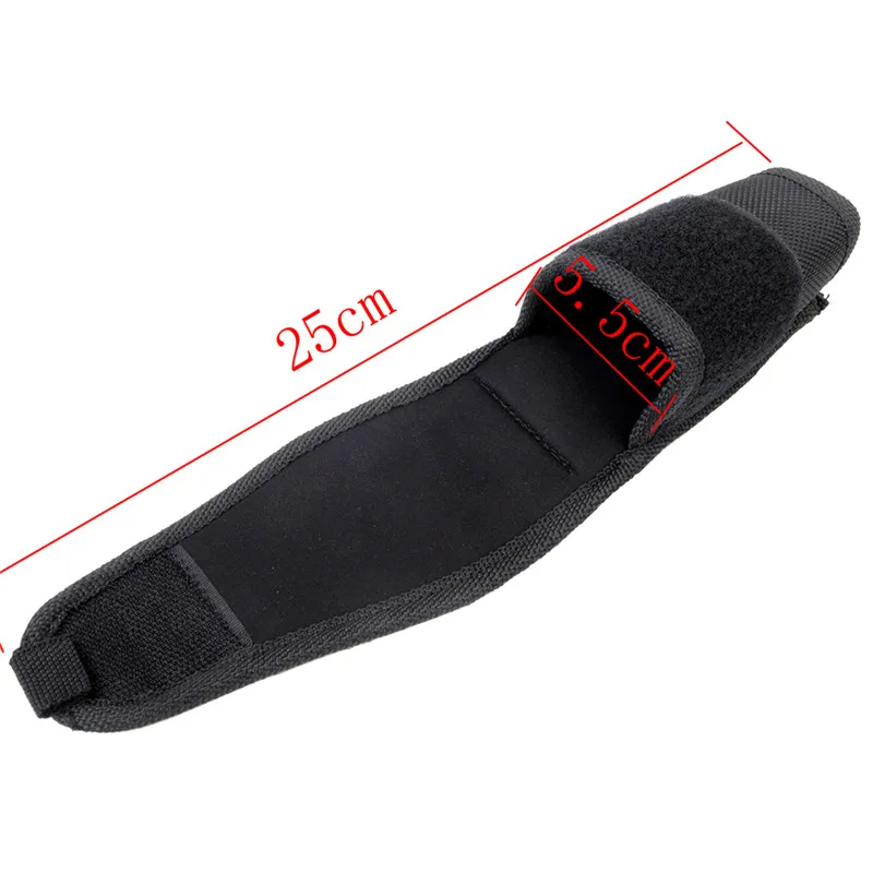 Funda táctica de cabeza grande para linterna Molle, funda con Clip para UF700L/C8/501D HUGSBY S3Torch, funda de transporte con cinturón